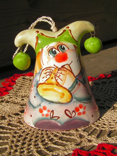 Еще
один скоморох, майолика. Мастер отыскался через много лет - Галина
Федюнина из Смоленска