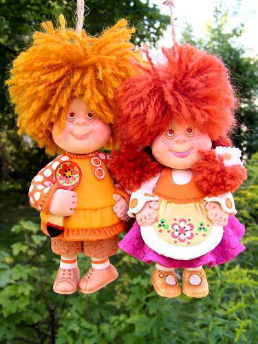 Керамика. И нитки :-)